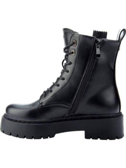 BOTA MILITAR FRASE LATERAL NEGRO BELINDA PEREGRIN - Image 5