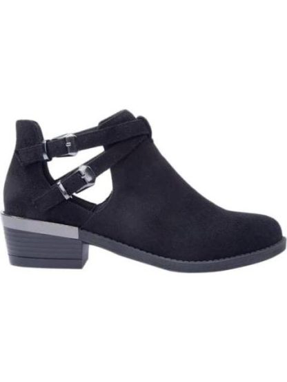 BOTA TEXANA CON ABERTURA NEGRO TIERRA BENDITA
