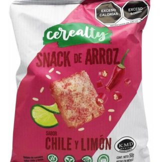 BOTANA DE ARROZ SAB CHILE Y LIMON 50 G CEREALTY
