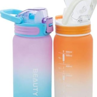 BOTELLA DEPORTIVA CON ASA 650 ML MULTICOLOR HELLODREAM