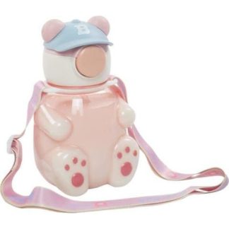 BOTELLA KAWAI CON CORREA Y POPOTE 750 ML MULTICOLOR HELLODREAM