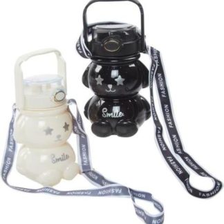 BOTELLA KAWAI INFANTIL CON CORREA 1000 ML MULTICOLOR HELLODREAM