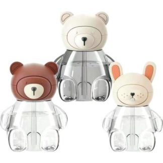 BOTELLA KAWAI INFANTIL CON CORREA Y POPOTE 1200 ML MULTICOLOR HELLODREAM