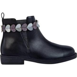 BOTIN CASUAL CORAZONES NEGRO VIVIS SHOES KIDS