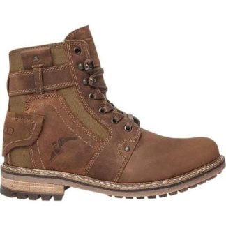 BOTIN CASUAL TIPO LEÑADOR AGUJETA CAFE GOODYEAR
