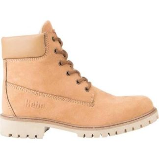 BOTIN CASUAL TIPO LEÑADOR AGUJETA CAMEL KEBO