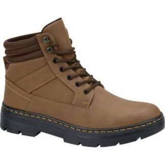 BOTIN CASUAL TIPO LEÑADOR AGUJETA CANELA KEBO