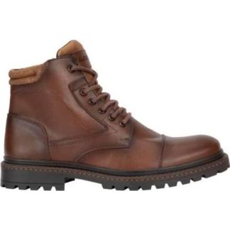 BOTIN CASUAL TIPO LEÑADOR AGUJETA COGNAC LOCMAN