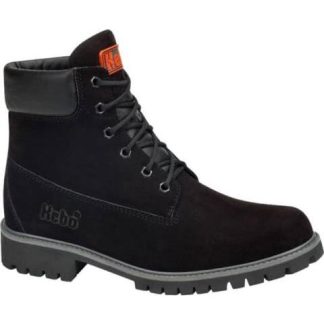 BOTIN CASUAL TIPO LEÑADOR AGUJETA NEGRO KEBO