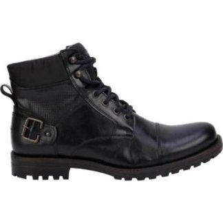 BOTIN CASUAL TIPO LEÑADOR AGUJETA NEGRO LOCMAN