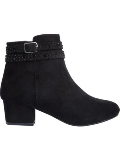 BOTIN CON PEDRERIA NEGRO VIVIS SHOES KIDS