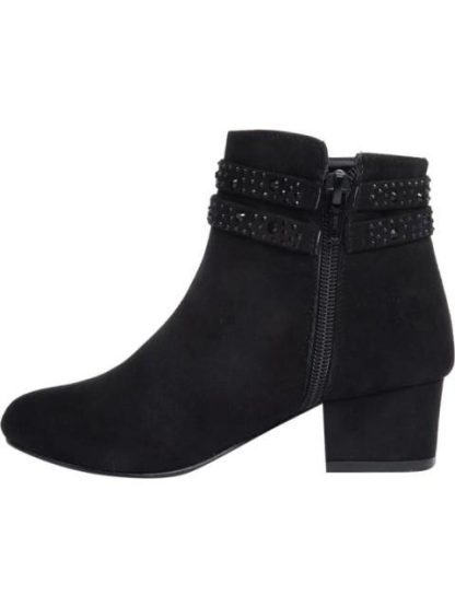 BOTIN CON PEDRERIA NEGRO VIVIS SHOES KIDS - Image 5