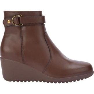 BOTIN TACON DE CUÑA CAFE SCHATZ COMFORT FLEX