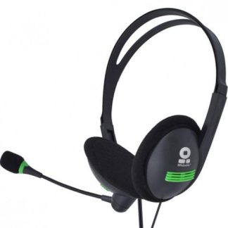 BROBOTIX AUDIFONOS CON MICROFONO 651428 ALAMBRICO 2 METROS 3.5MM NEGRO