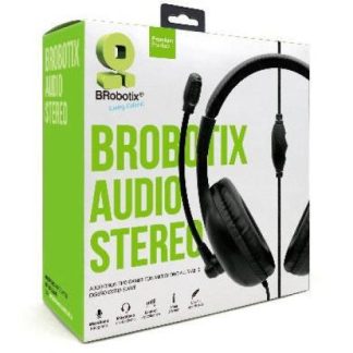 BROBOTIX AUDIFONOS GAMER 963012 ALAMBRICO 1.5 METROS 3.5MM NEGRO