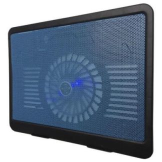 BROBOTIX BASE ENFRIADORA PARA LAPTOP 15 CON 1 VENTILADOR DE 320RPM NEGRO-AZUL
