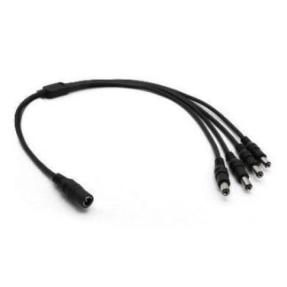 BROBOTIX CABLE 5.5-2.1MM HEMBRA - 4X 4X 5.5-2.1MM MACHO 50CM NEGRO