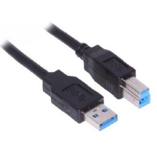 BROBOTIX CABLE USB 3.0 A MACHO - USB 3.0 B MACHO 1.8 METROS NEGRO