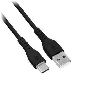 BROBOTIX CABLE USB C MACHO - USB A MACHO 1 METRO NEGRO