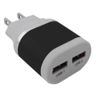 BROBOTIX CARGADOR USB 161264N 2X USB 2.0 NEGRO