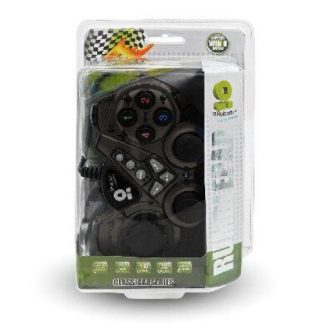 BROBOTIX GAMEPAD RUMBLEPAD PARA PC-PLAYSTATION 3 ALAMBRICO USB 2.0 GRIS HUMO