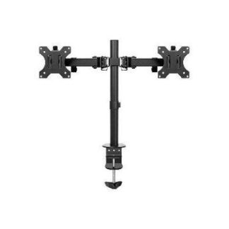 BROBOTIX SOPORTE DE ESCRITORIO PARA 2 MONITORES 13 A 32? 8 KG NEGRO