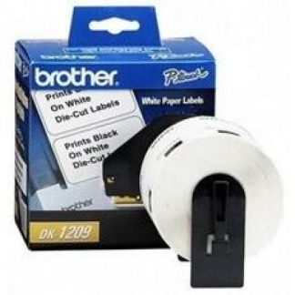 BROTHER ETIQUETA DE DIRECCION PRE-CORTADA DK1209 28.9 X 62MM 800 ETIQUETAS