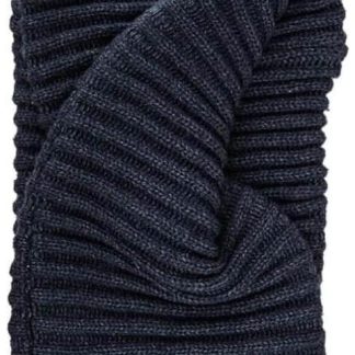 BUFANDA CUELLO CABALLERO TEJIDO UNITALLA MODA INVIERNO AZUL REY KEBO