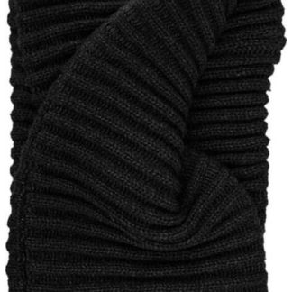BUFANDA CUELLO CABALLERO TEJIDO UNITALLA MODA INVIERNO NEGRO KEBO