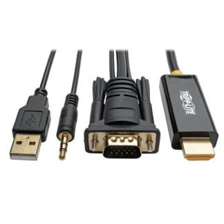 CABLE ADAPTADOR VGA+AUDIO HDMI ENERGIA USB 1920X1080 1.83M