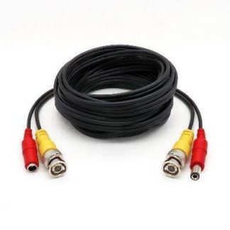 CABLE CCTV COXIAL BROBOTIX BNC-DC POWER MACHO - BNC-DC POWER HEMBRA 20M NEGRO 764755