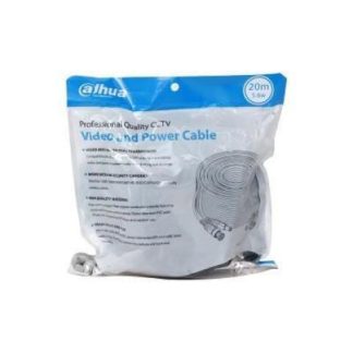 CABLE DE 20 METROS ARMADO PARA VIDEO Y ENERGIA- PARA CAMARAS HASTA 4K- CONECTORES BNC Y DE ENERGIA- USO EXTERIOR E INTERIOR- COBRE DE ALTA PUREZA NB