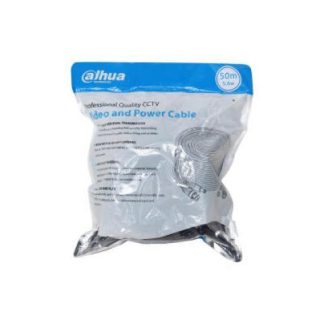CABLE DE 50 METROS ARMADO PARA VIDEO Y ENERGIA- CON CONECTORES BNC Y DE ENERGIA- PARA CAMARAS HASTA 4K- USO EXTERIOR E INTERIOR- COBRE DE ALTA PUREZA NB