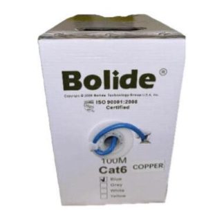 CABLE DE RED BOLIDE BP0033-CAT6-CMX100 100 M AZUL CAT6 100 COBRE