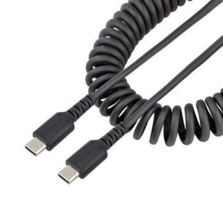 CABLE ESPIRAL USB STARTECH USB-C MACHO - USB-C MACHO 1M NEGRO R2CCC-1M-USB-CABLE