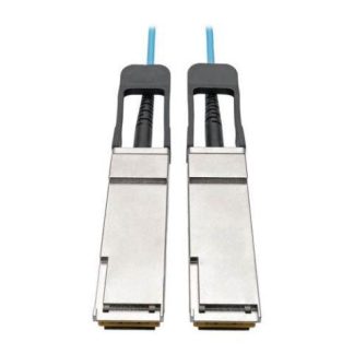 CABLE OPTICO ACTIVO TRIPP LITE QSFP MACHO A QSFP MACHO 10M AQUA N28F-10M-AQ