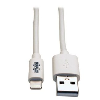 CABLE TRIPP LITE USB A LIGHTNING 24CM BLANCO M100-010-WH