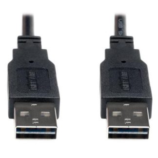 CABLE USB 2.0 ALTA VELOCIDAD UNIV REVERSIBLE M-M 0.91 M A¬3 PIES+