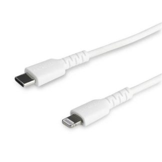 CABLE USB-C A LIGHTNING STARTECH 2M CERTIFICADO BLANCO RUSBCLTMM2MW