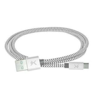 CABLE USB PERFECT CHOICE USB-A A USB-C 1M PLATA PC-101673