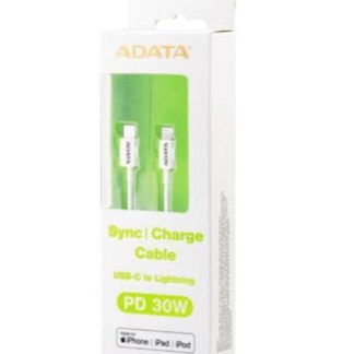 CABLE USBC A LIGHTNING ADATA AMFICPL1MCWH USB C LIGHTNING 1 M BLANCO