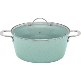 CACEROLA JADE COOK 28CM CON TAPA DE VIDRIO VERDE JADE CV DIRECTO