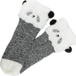 CALCETAS DE PELUCHE 1 PAR UNITALLA DAMA GRIS LOVE TO LOUNGE