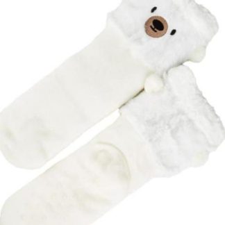 CALCETAS DE PELUCHE 1 PAR UNITALLA DAMA MARFIL LOVE TO LOUNGE