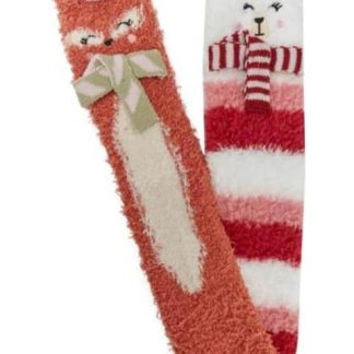 CALCETAS PELUCHE DAMA SET DE 2 PARES UNITALLA DAMA MULTICOLOR LOVE TO LOUNGE