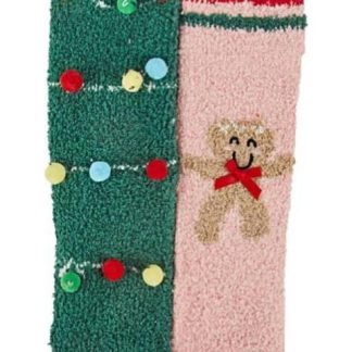 CALCETAS PELUCHE NIÑO SET DE 2 PARES UNITALLA KIDS MULTICOLOR HELLODREAM