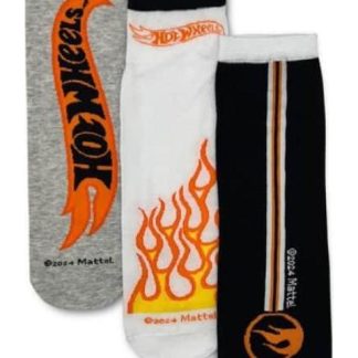 CALCETAS SET 3 PARES MULTICOLOR HOT WHEELS