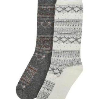 CALCETINES LARGO 3 4 CASUAL SET DE 2 PARES UNITALLA DAMA GRIS LOVE TO LOUNGE