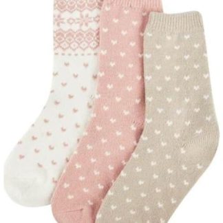 CALCETINES LARGO 3 4 CASUAL SET DE 3 PARES UNITALLA DAMA BEIGE LOVE TO LOUNGE