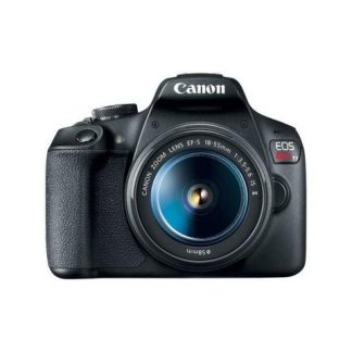 CAMARA REFLEX CANON EOS REBEL T7 24.1MP CUERPO + LENTE EF-S 18-55MM IS II